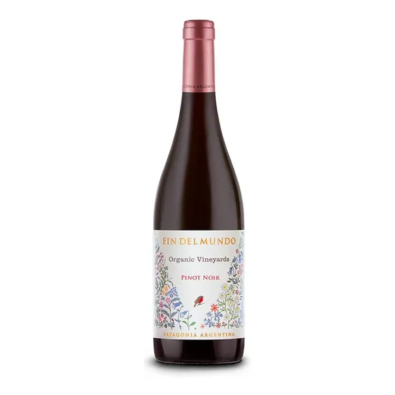 Vino Fin Del Mundo Pinot Noir Vineyards Organico X 750cc
