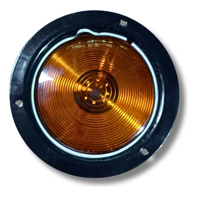 Luz Universal Naranja Para Camion O Volqueta 13.3cm Borde Ng