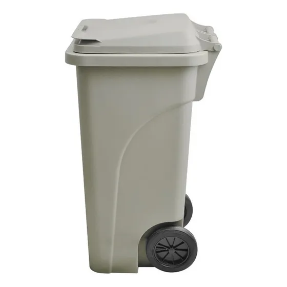 Pote Contenedor De Basura Con Ruedas / Sin Pedal 120 Lts.