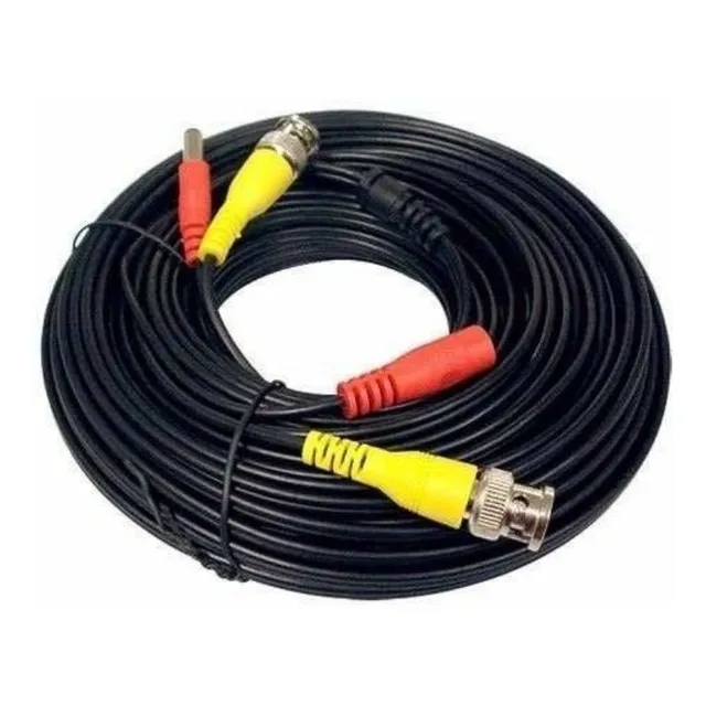Camaras Cable Para Kit Seguridad Cctv Armado 18mts Siames