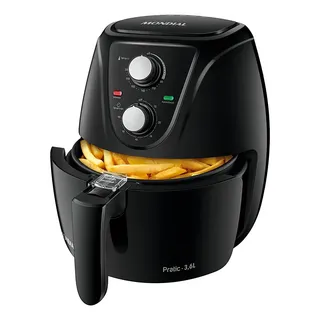 Fritadeira Sem Óleo Air Fryer Pratic 3,6l Mondial Preto 1500w Af-36-fb 127v
