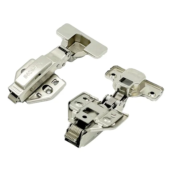 Bisagra Cierre Suave X2 Unidades Hidráulica Clip Base 3d Cazoleta 35 Para Mueble Codo 0 Inomax MB-04-P2