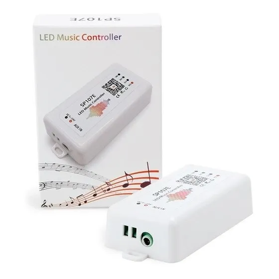 Controlador Sp107e Bt Led Ws2811 Ws2812b Audioritmico Música
