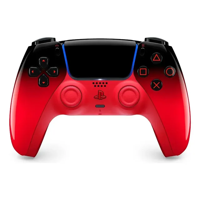 Controle Sem Fio Sony DualSense Hyperpop para PS5, Vermelho Techno Red
