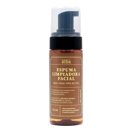 Espuma Limpiadora Facial Humectante 150 Ml Apicola Del Alba