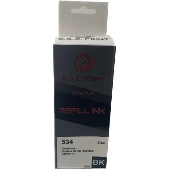 Tinta Compatible 534 Epson Negra M1100/1120/2140/3180/2170 