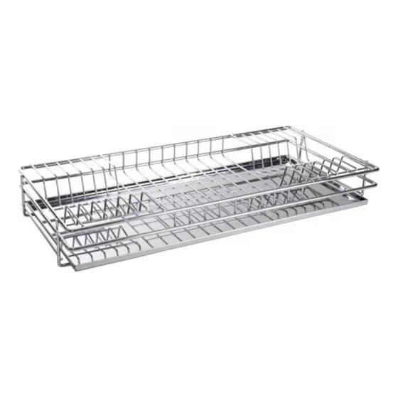 Escorredor De Pratos Aereo Fixo Para Embutir 670x75x270mm 7098 Inox Gtb