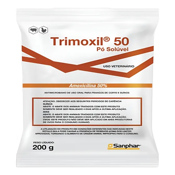 Trimoxil 50 Po Soluvel 200 G