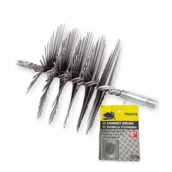 Escobilla Limpiador De Chimeneas De 6 Pulgada Redonda 14,7cm