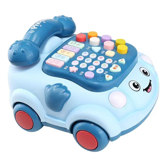 Teléfono Con Llantas Musical Didáctico Para Bebe Niña Niño