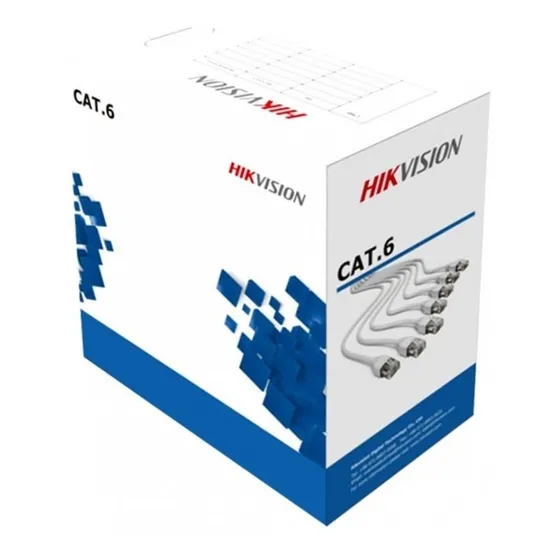 Cable Utp Cat6 305 Metros Hik Vision Cat 6 Redes Lan Cctv