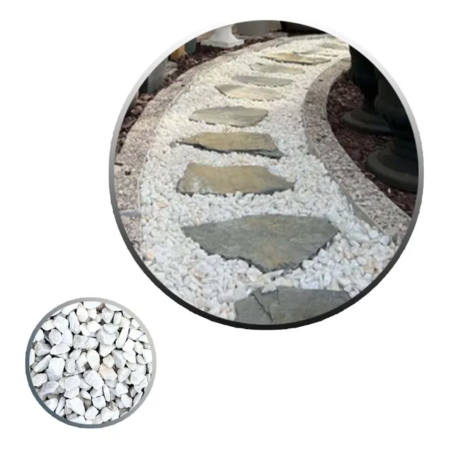 Piedras Blancas De Cuarzo / Para Jardines Decorativos