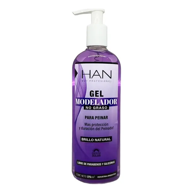 Han Gel Modelador No Graso Para Peinar Brillo Natural