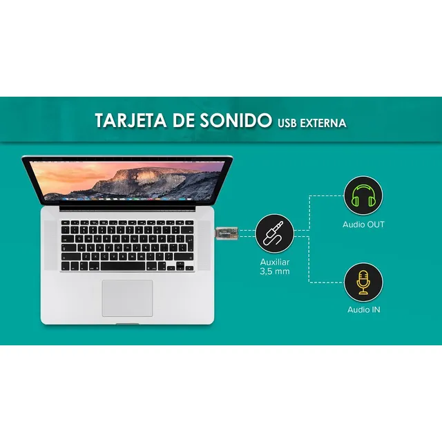 Tarjeta Usb De Sonido Funciones Ilimitadas Pro Infinitas 2.0