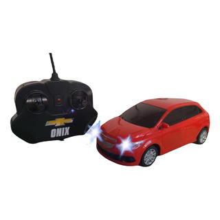Carrinho De Controle Remoto Chevrolet Onix Com Luzes - Farol Carrinho De Controle Remoto Chevrolet Onix Com Luzes - Farol