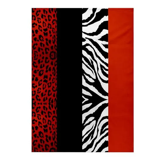 Toallas De Animal Print: Leopardo Y Cebra - 15  X 22