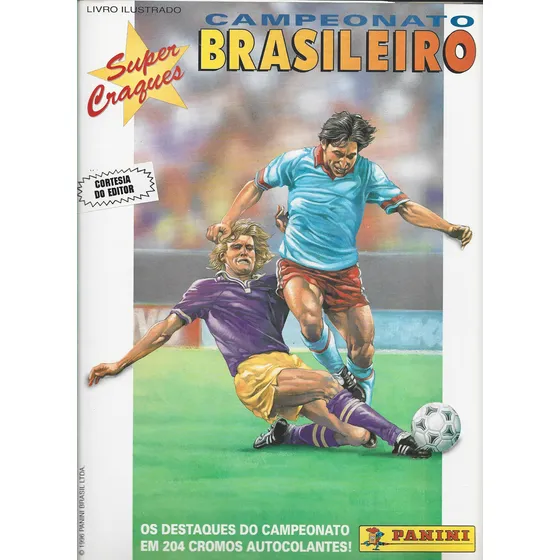 Álbum Figurinhas Super Craques Cb 1996 - Completo - P/ Colar
