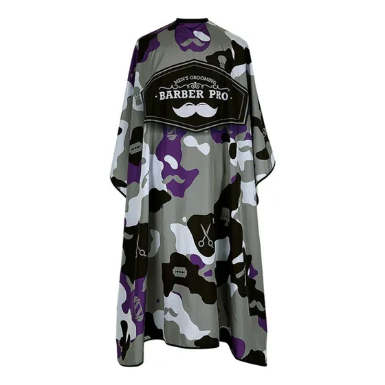 Wpd  Capa De Camuflaje Púrpura Barber Cape Para Hombre