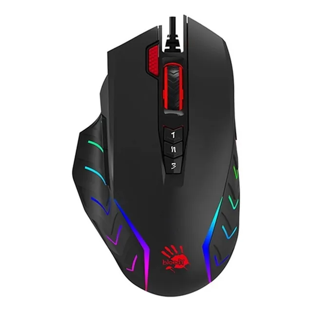 Mouse Gamer A4tech Bloody J95 Rgb Usb 5000 Cpi Color Negro