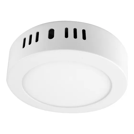 Plafon Led 6w Techo Aplicar Lampara Redondo Lumie Blanco calido