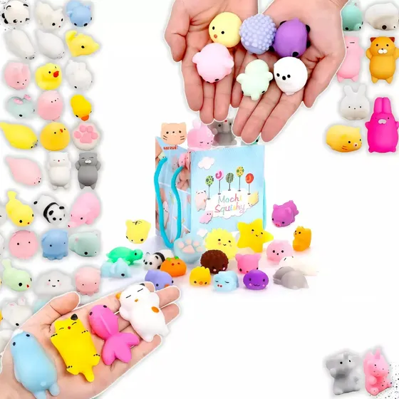 40 Squishy Mochi Animals Kawaii Random Antiestres Souvenir