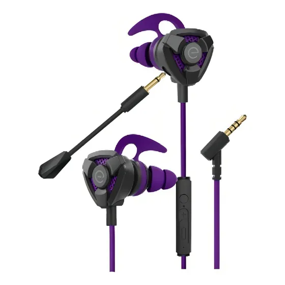 Audífonos Storm Easy Line El 995715 3 5 Mm El 995715 /vc Color Violeta