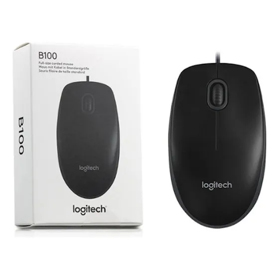 Optical Mouse Logitech B100 Raton Optico Usb Plug And Play 