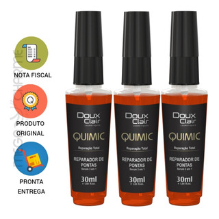 Doux Clair Speed Ker Reparador De Pontas 30ml - 3 Unid Doux Clair Speed Ker Reparador De Pontas 30ml - 3 Unid