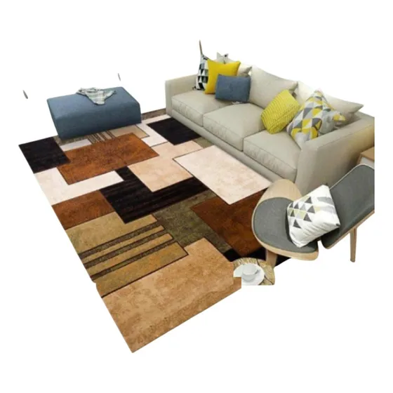 Alfombras Lisas Estampadas 3d 240x200cm Para Living U Hogar