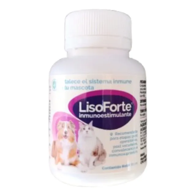Vitaminas Lisoforte 60 Ml.  Para Perros Y Gatos