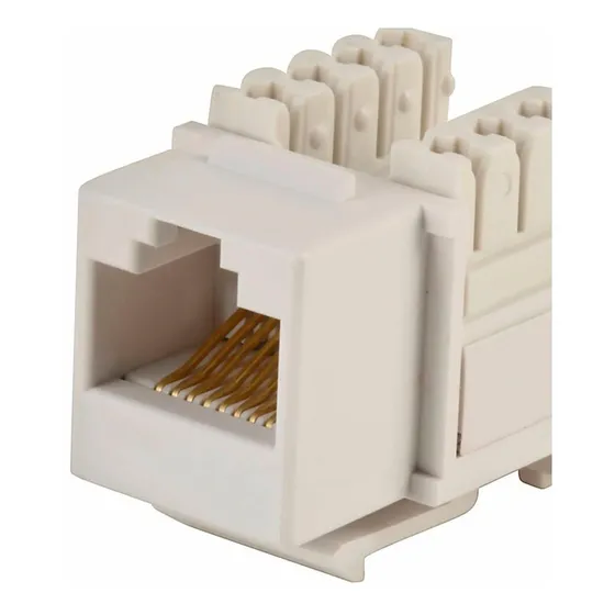 Conector Keystone Femea 8x4 Rj11 Para Cat3/cat5 Multitoc