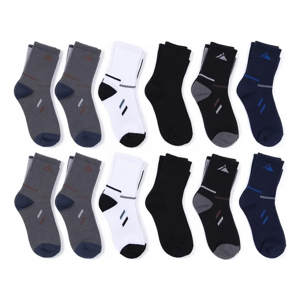 Pack X12 Pares Medias Tres Cuarto 3/4 Unisex