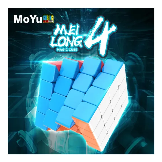 Cubo Rubik Mei Long Profesional 4x4 + Manual De Patrones