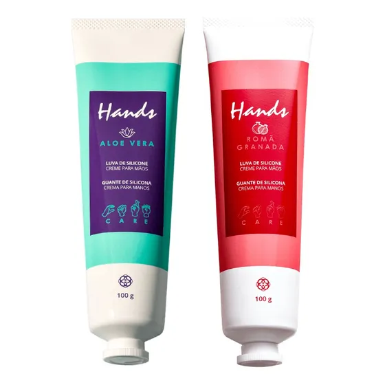 Kit 2 Cremas Hidratante Para Manos Hinode 100g Aloe Vera