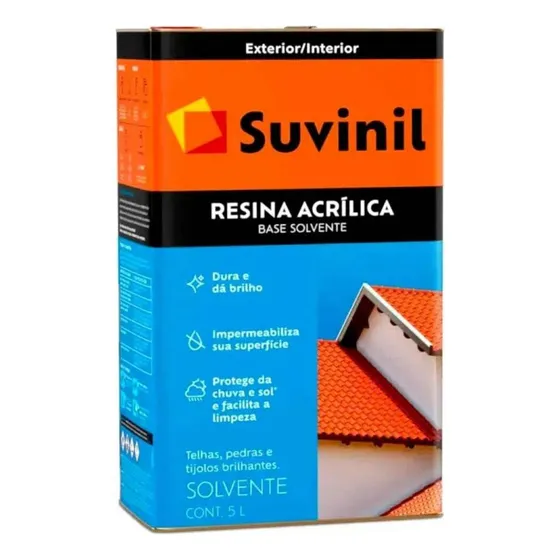 Resina Acrílica Impermeabiliza Tejas Azulejos Hormigon- 18lt