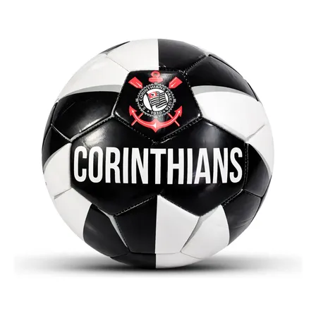 Bola Futebol Corinthians Campo Society Original Licenciada Branco