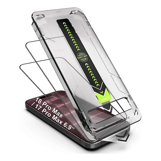 2 Película Vidro Para iPhone 18 / 17 Pro Max 6.9  +aplicador