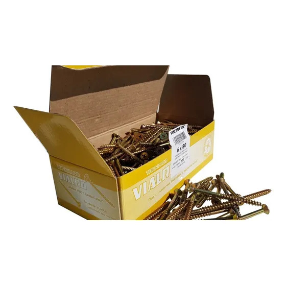 200 Tornillos Fix Autoperforante Para Madera 6,0 X 60mm