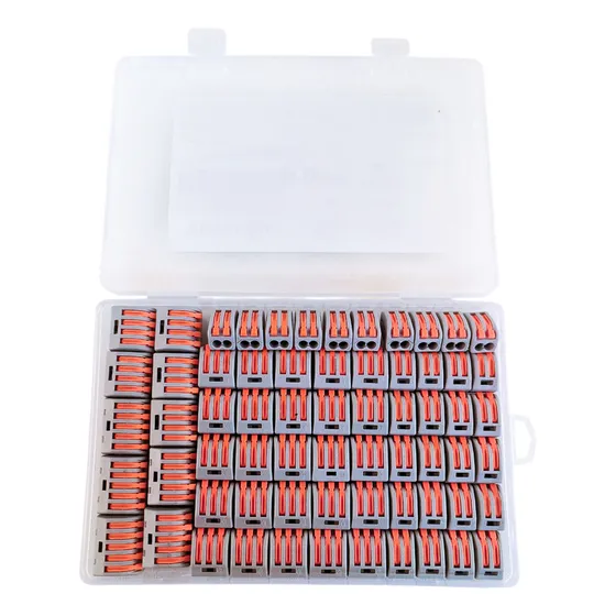 Kit Bornera Empalme Rápido Para Cables Conectores Eléctricos Fast Clip 2, 3, 4 Y 5 Polos X65 Piezas