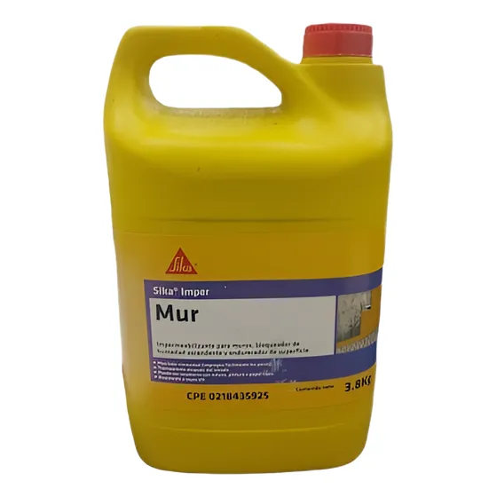 Sika Impermur Impermeabilizante Paredes Humedad 3,8kg Galon