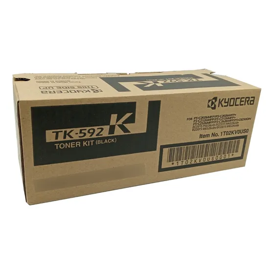 Toner Original Kyocera Tk-592k Negro Para C2026 Y C2126mfp