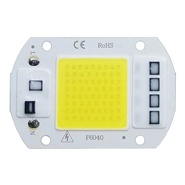 Led Chip Cob 50w 110vca Blanco F. 6500k 30 Piezas.