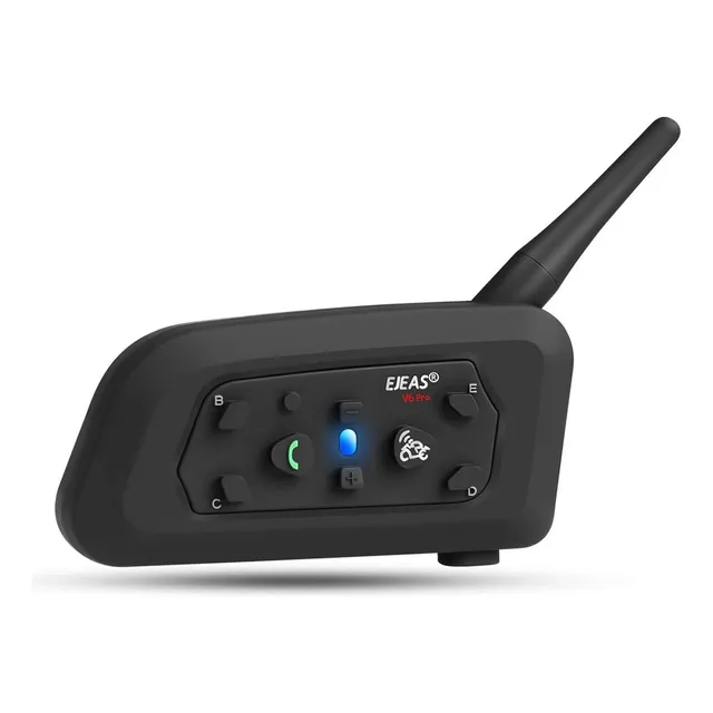 Intercomunicador De Moto Para Casco Ejeas Bluetooth V6-1200