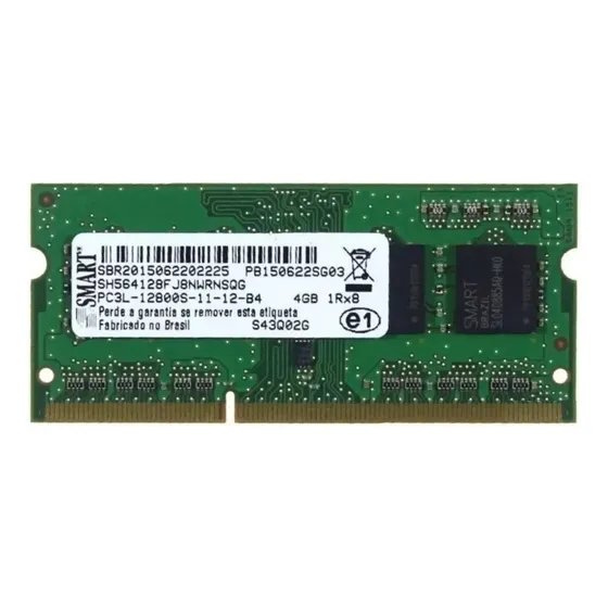 Memória RAM verde 4GB 1 Smart SH564128FJ8NWRNSQG