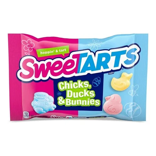 Sweetarts Formas De Pascua Chicks Ducks & Bunnies Bolsa 340g