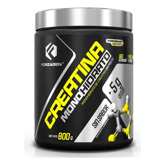 Forzagen Creatina Monohidrato 800g | 160 Servicios Sabor Sin Sabor