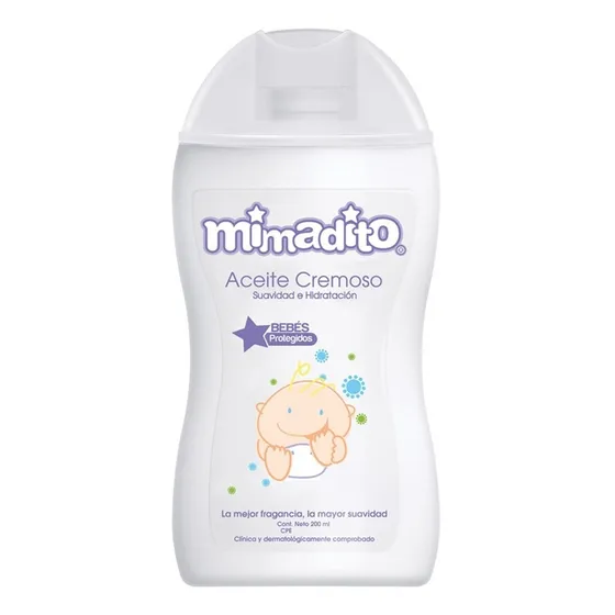  Aceite Cremoso Para Bebé Mimadito 200 Ml