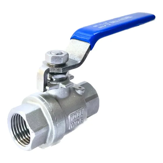 1/2 piscina Válvula de bola Bsp de acero inoxidable 304 con sello de PTFE