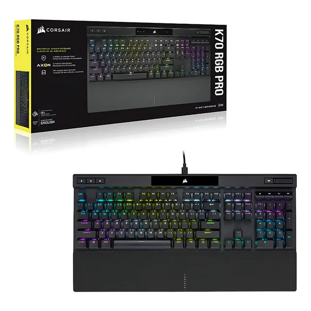 Teclado Mecánico Gamer Corsair K70 Rgb Pro Negro
