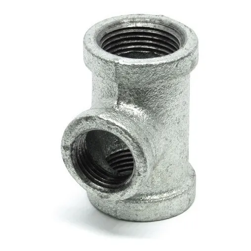  Tee Reducida Galvanizada 3/4 - 1/2